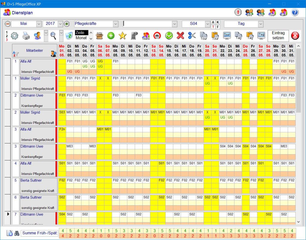 dienstplan software